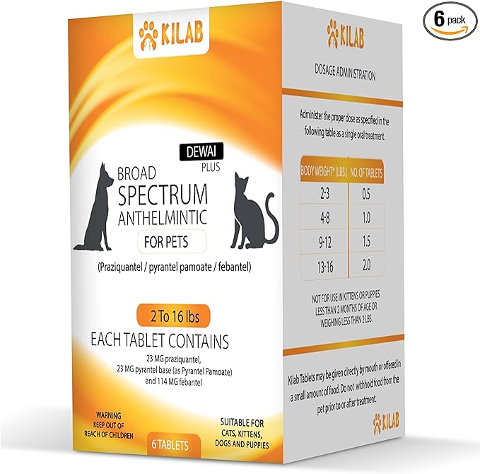 Dewai Plus Broad Spectrum Dewo 6 Tablets