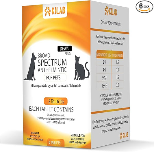 Dewai Plus Broad Spectrum Dewo 6 Tablets