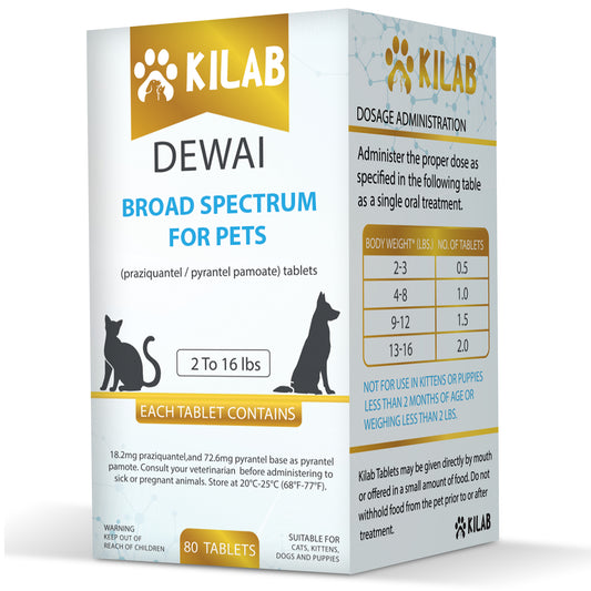 Dewai, Broad Spectrum Dewo, 80 Tablets