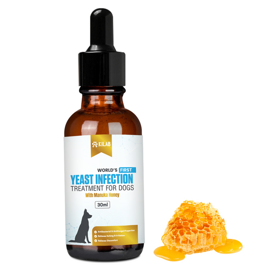 Kilab Natural Yeast Infection Treatment for Dogs.